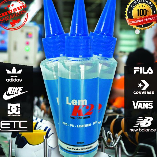 

KI3 LEM SEPATU TRANSPARANTBENING SUPER REKAT SNEAKERS 1ml ORIGINAL LEM K2