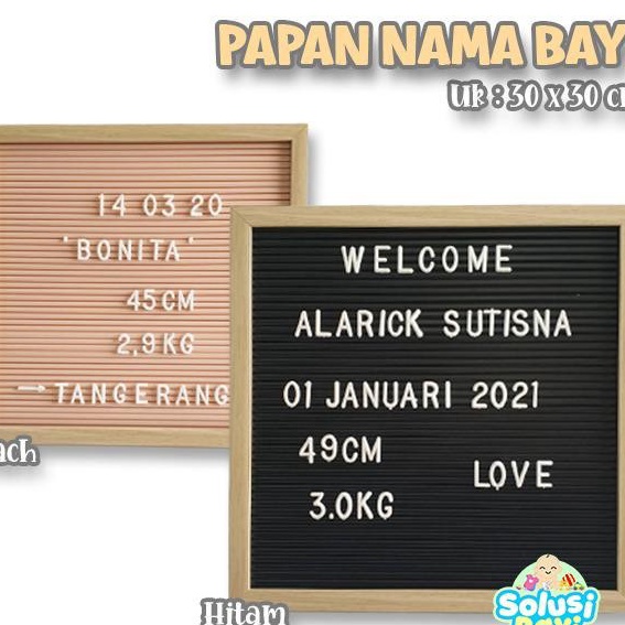 

Wow Letter Board 3x3cm Sudah Include Huruf Papan Nama Bayi Papan Menu Dekorasi SmileGirl