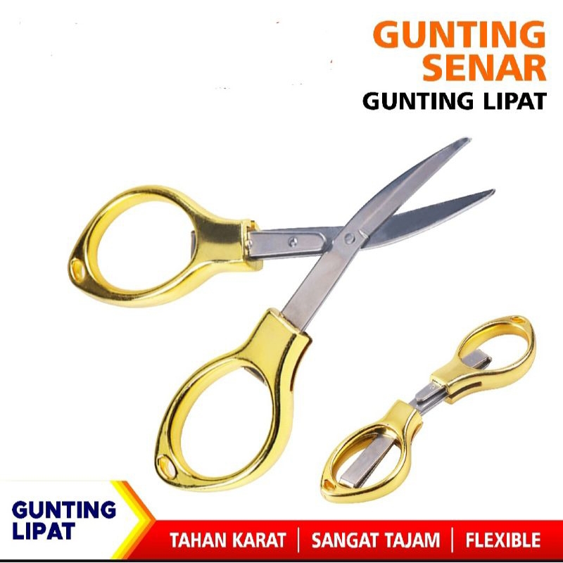 

Gunting Lipat Kapas Folding Scissors