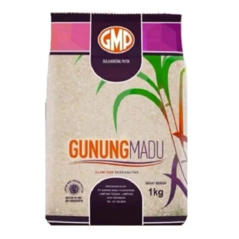 

gula pasir gmp gunung madu 1000 1 kg