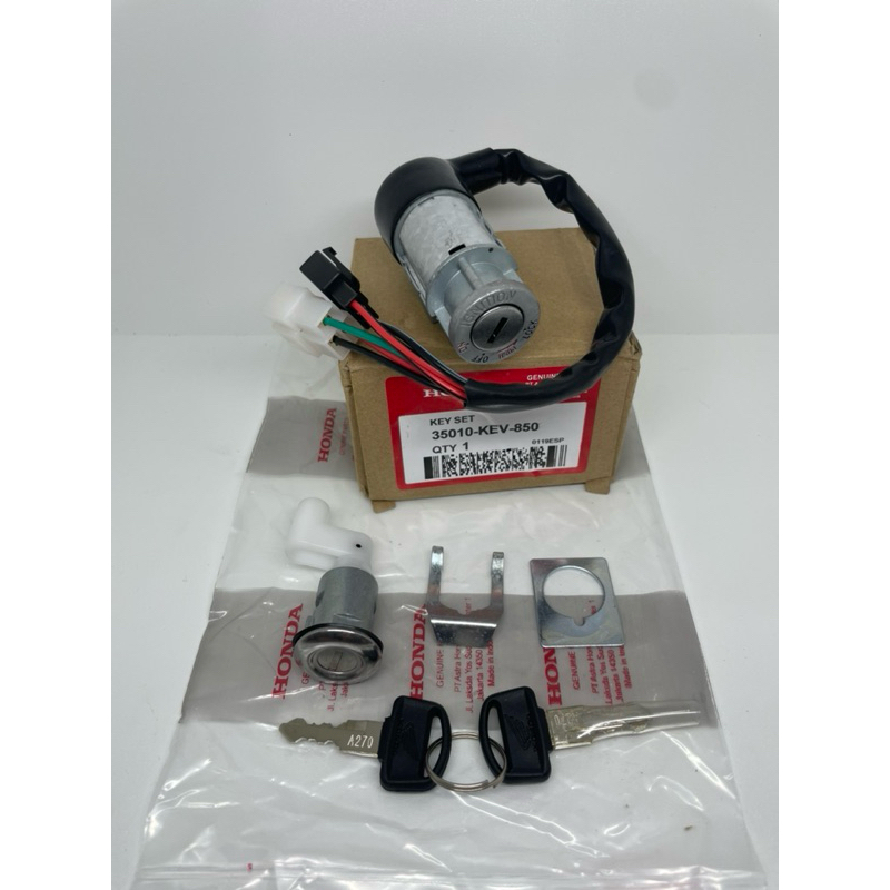 kunci kontak/kunci assy set KEV buat motor supra x lama-supra fit lama-supra fit new