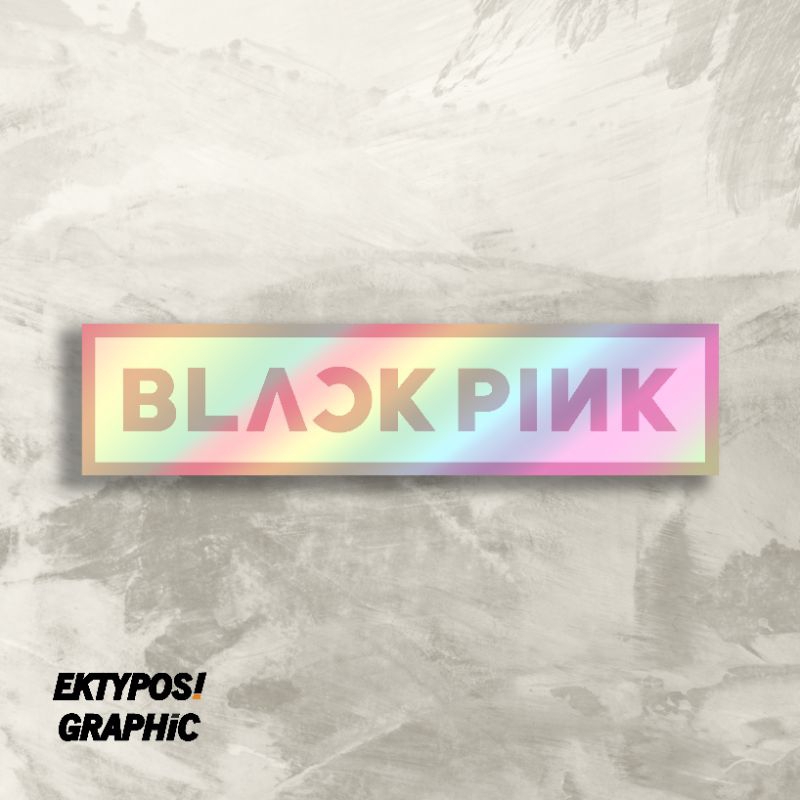 

Sticker hologram Blackpink