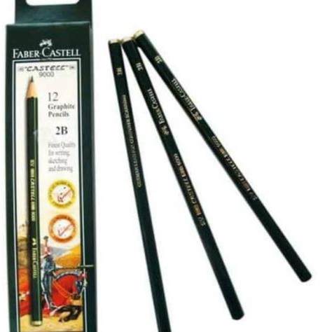

Extra PENSIL FABER CASTELL 9 2B 12 PCS