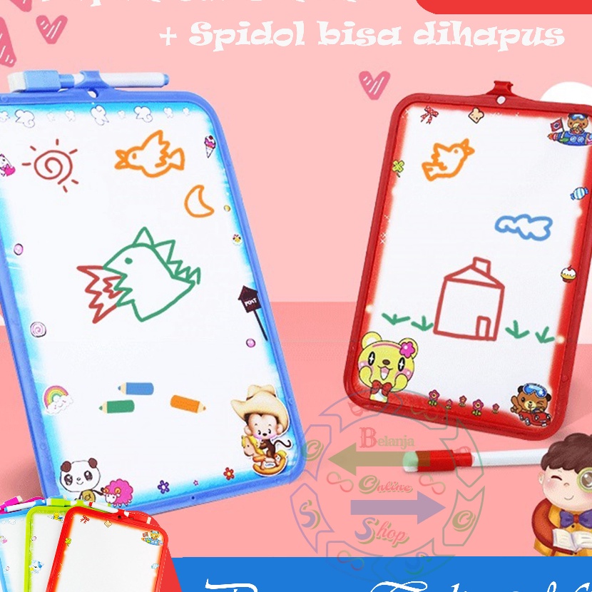

HJ6 Papan Tulis Mini Whiteboard Mini Karakter Papan Tulis Anak Kecil