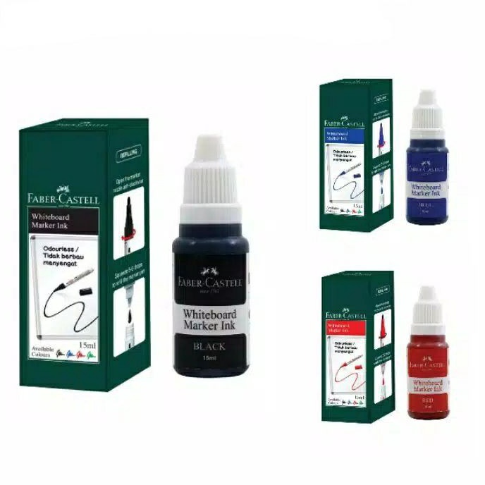 

FG2 Refill Whiteboard Marker Faber Castell 3 ML Bottle Refill Spidol whiteboard