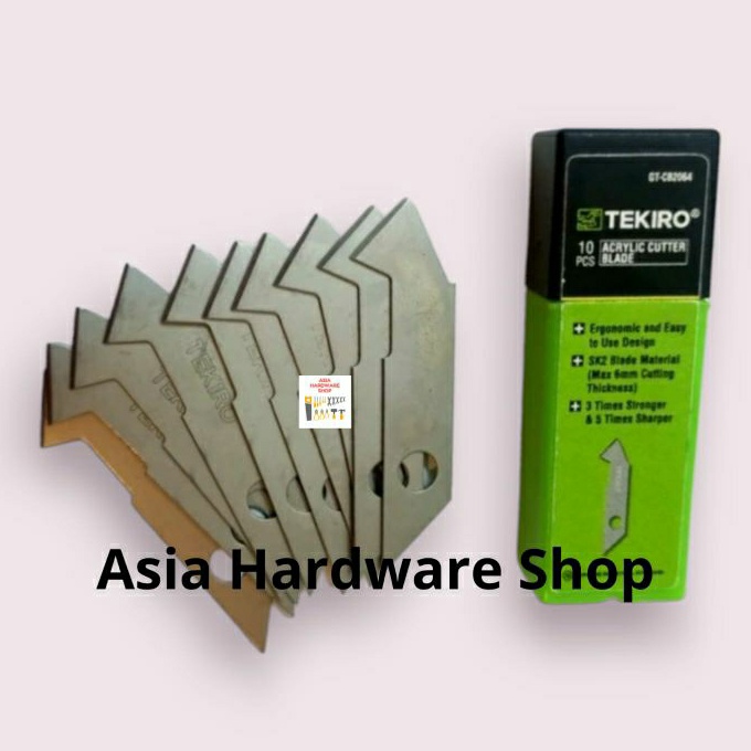 

Langka Isi Cutter Acrylic TEKIRO Plastik Isi 1 Pcs REFILL CUTTER ACYLIC ORIGINAL