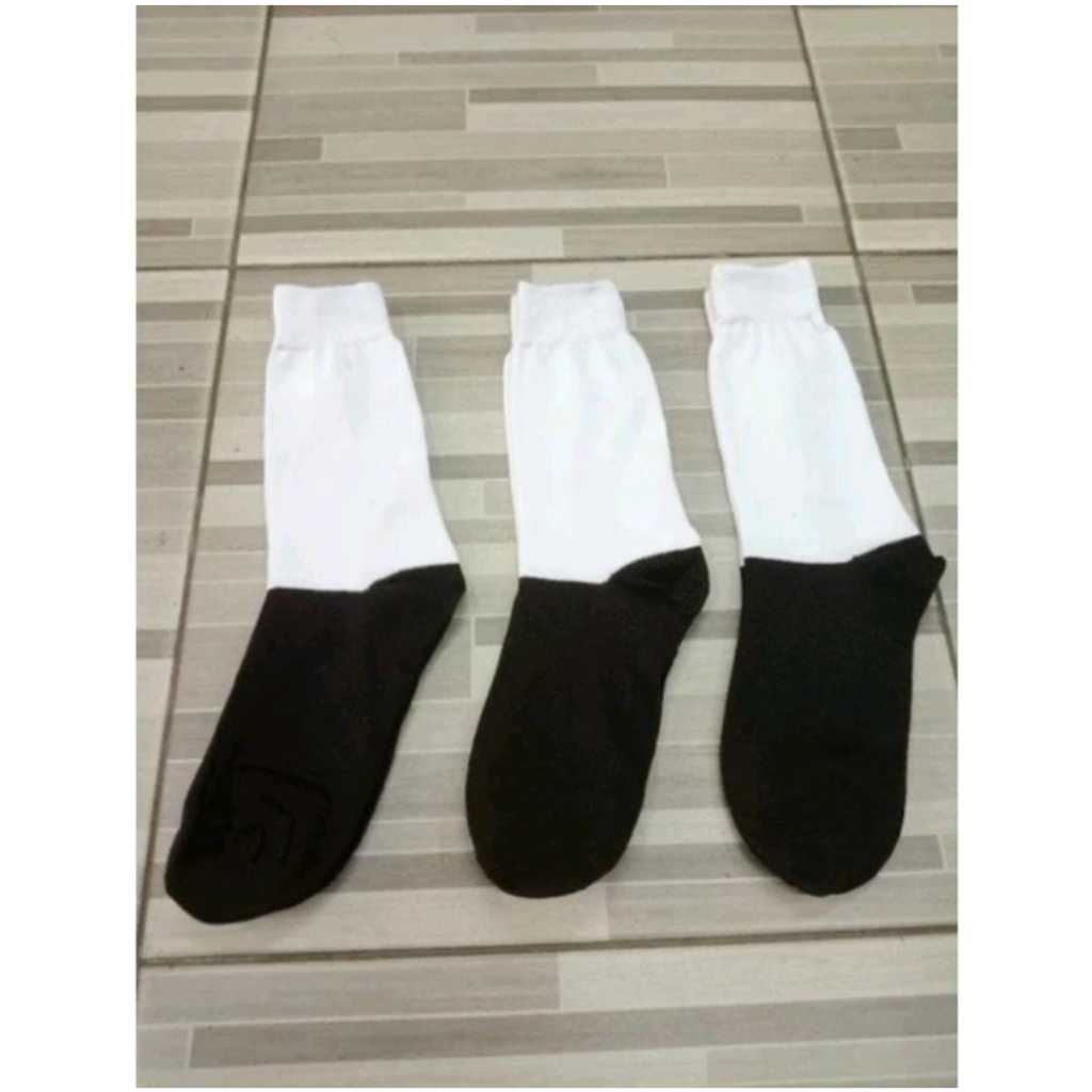 KAOS KAKI SEKOLAH PUTIH TELAPAK HITAM SD & SMP & SMA ( COMPUTER YSI )