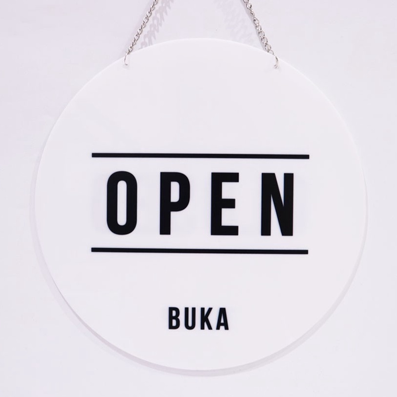 

Flash Sale Open Close Gantungan Sign Cafe Signage Toko Open Closed Restoran Papan Board Buka Tutup