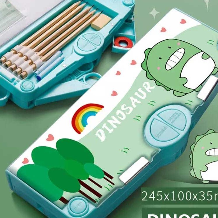 

KI3 nicky888 Kotak Pensil Serbaguna Motif Kartun Kotak Pensil Multifungsi Anak Sekolah Tempat Pensil Anank TK SD K1