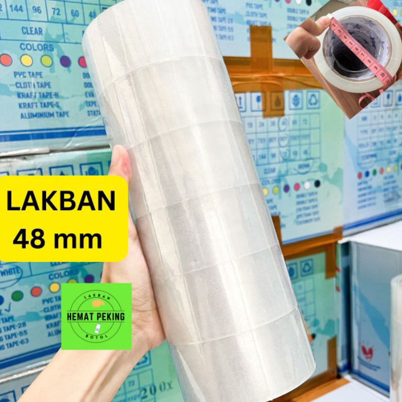 

DISKON Lakban 48 mm 9 yard 1 slop isi 6 pcs surabaya