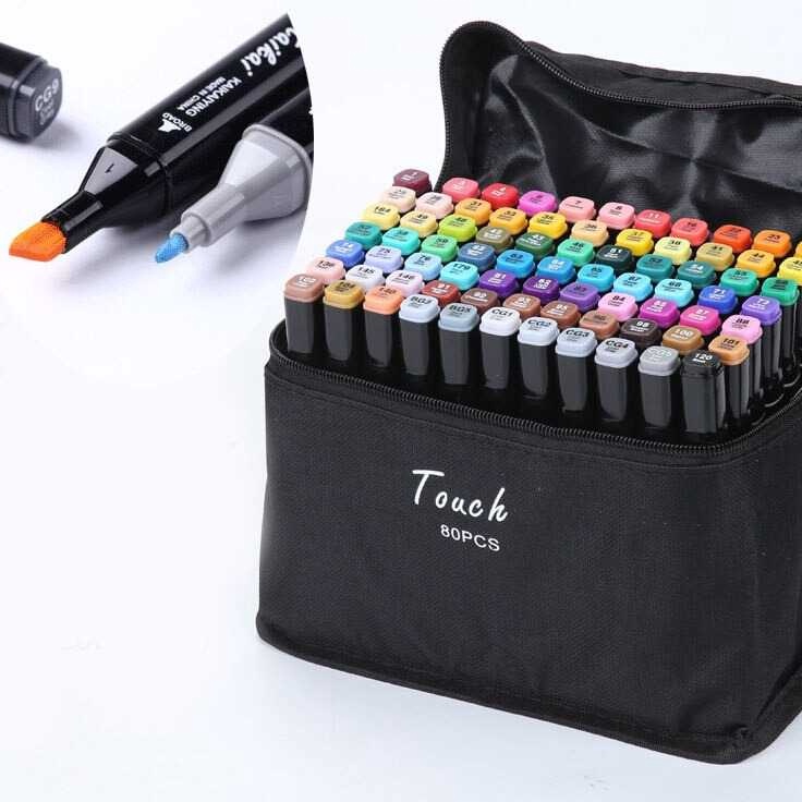 

Best Seller Spidol Stabilo Touch Toddi 128 Warna Dual Side Fine Art Brush Pen Animation Marker Set Sketsa