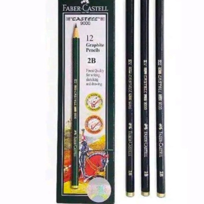 

Bonus Pensil 2B Faber Castell Original 1 lusin