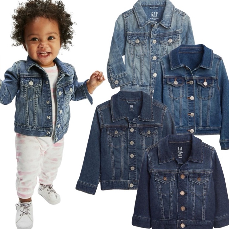 Dijamin Suka  RESTOCK jaket denim bayi perempuan