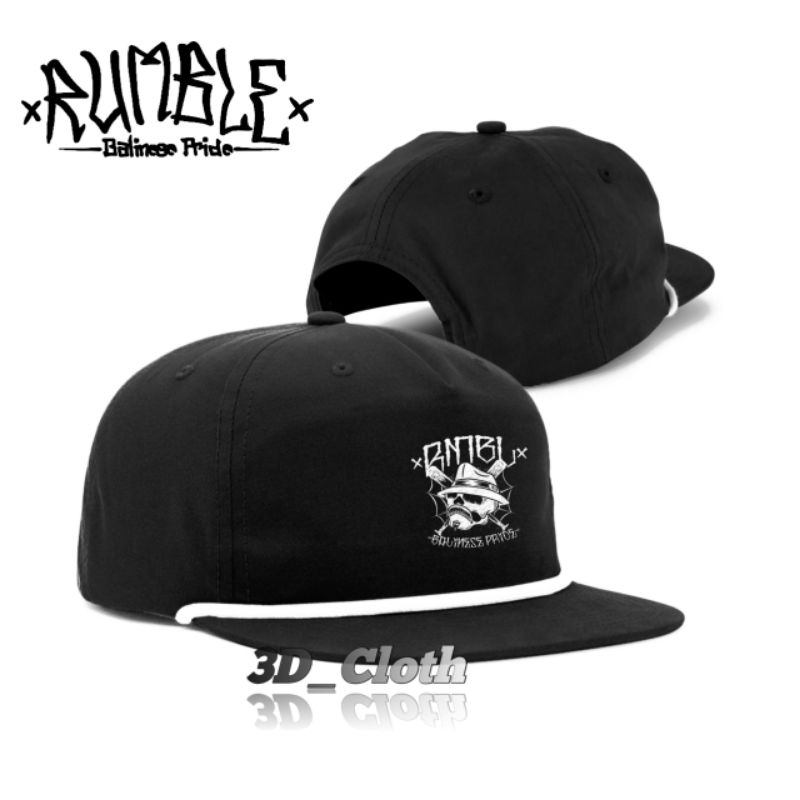 Topi snapback classic premium/Topi oldskool snapback/Topi pria wanita lokal brand/RUMBLE BALINESE PR