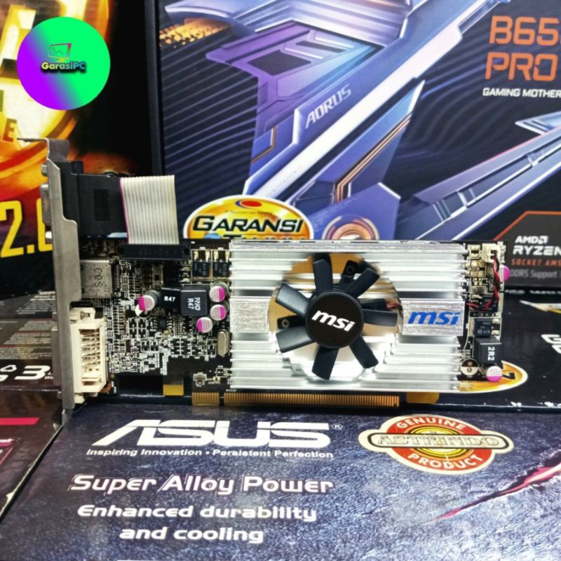 VGA Card AMD MSI ATI Radeon HD 6570 1Gb 128Bit DDr3 DirectX 11