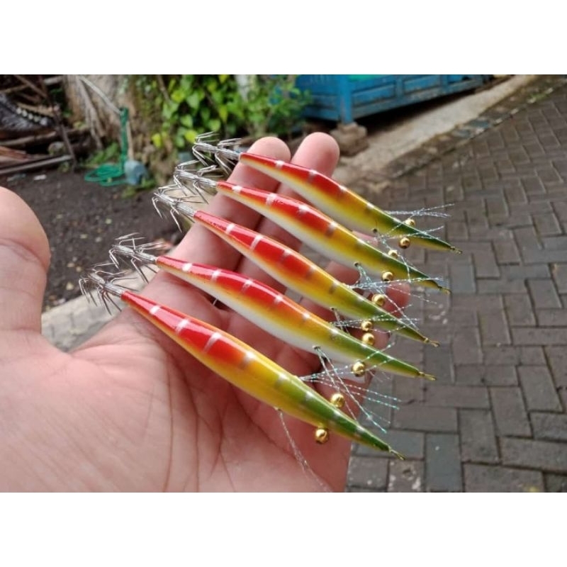 Umpan cumi/ squid jig / Capella / Egy / Udang-udangan hand made