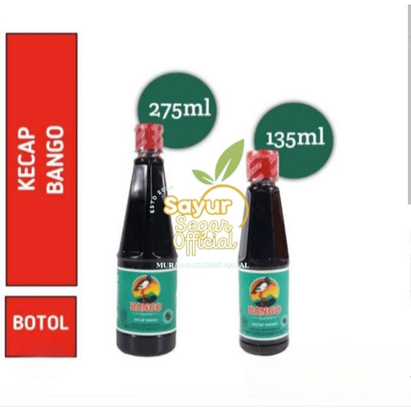 

Bango Kecap Manis Botol 135ml /275ml