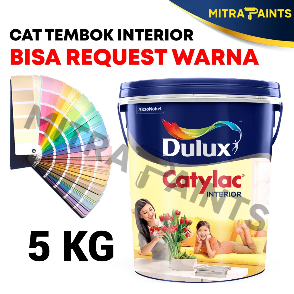 [ Part 1] Dulux Catylac Interior 5 Kg / Cat Tembok Interior Request Custom Warna Tinting