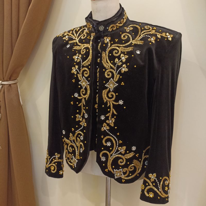 Beskap Solo Hewes // Beskap Adat Solo // Bahan Bridal // Beskap Manten