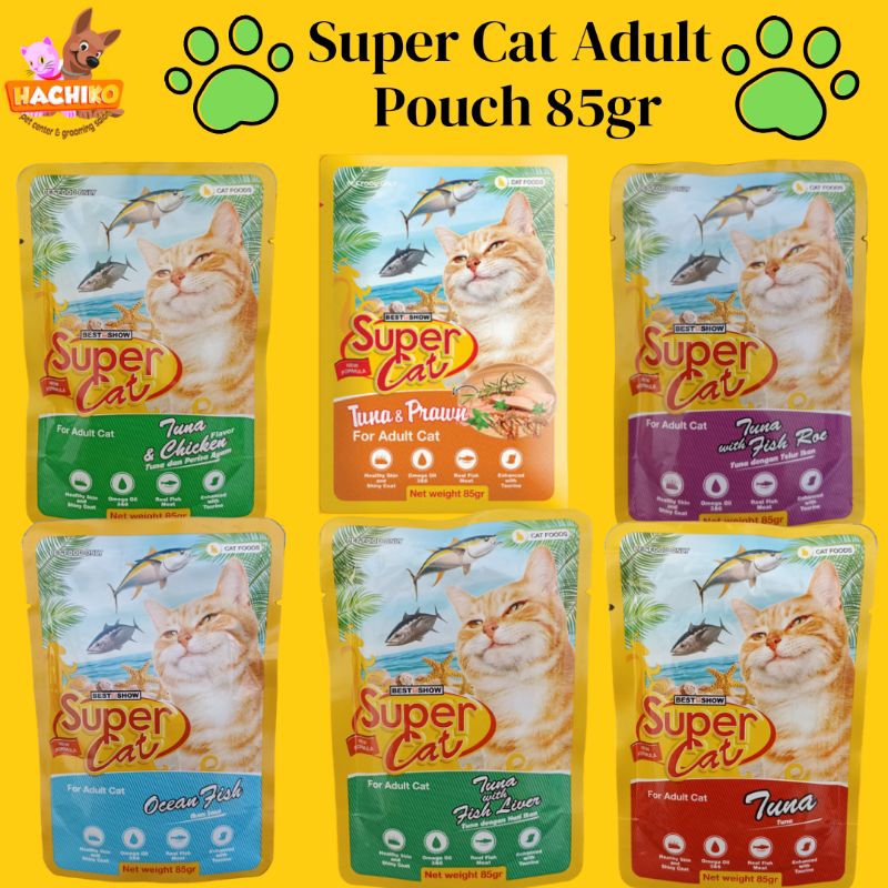 Super Cat Pouch 85gr/Super Cat Adult