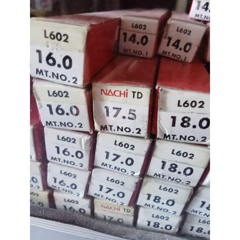 MATA BOR BESI NACHI 17MM TAPER ORIGINAL