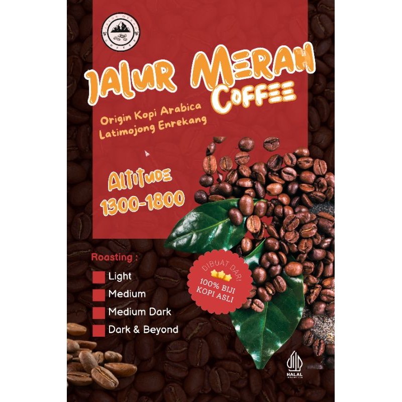 

Roastbean Kopi Arabika Specialty Enrekang Latimojong Kopi Biji Pilihan