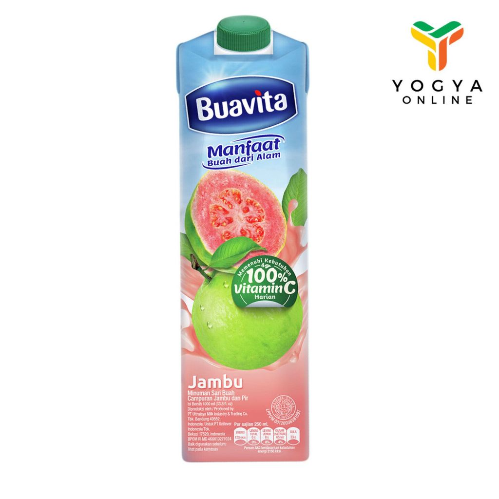 

Buavita Guava 1L Minuman Jus & Sirup