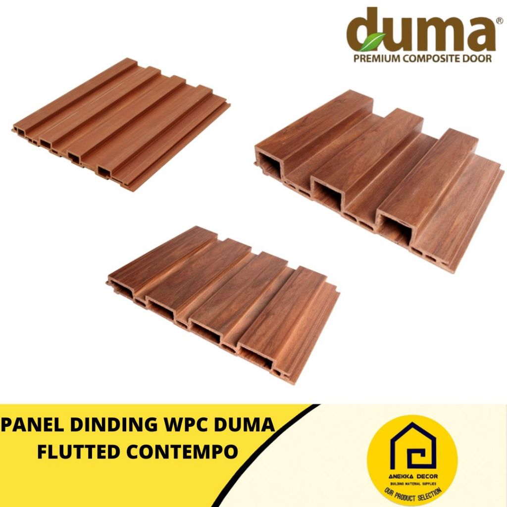 Panel dinding WPC Duma Flutted Contempo