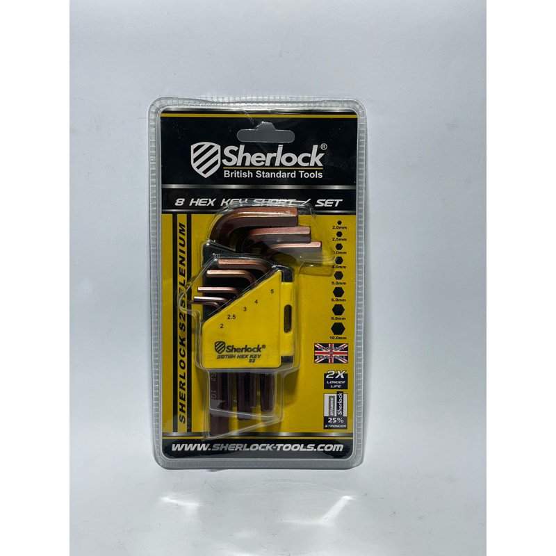sherlock kunci L / kunci L set pendek sherlock / kunci L set 8pcs sherlock / kunci L set pendek sher
