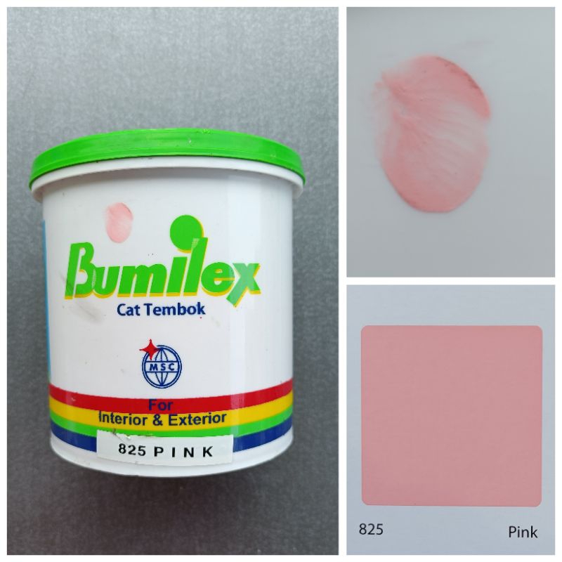 Bumilex 1 kg Pink 825 Cat Tembok Interior Eksterior