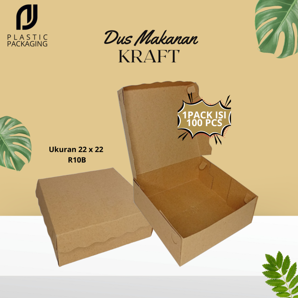 

Dus Makanan Ukuran 22 Dus Snack Dus Kraft Dus Kraft R10B | NJPlastik