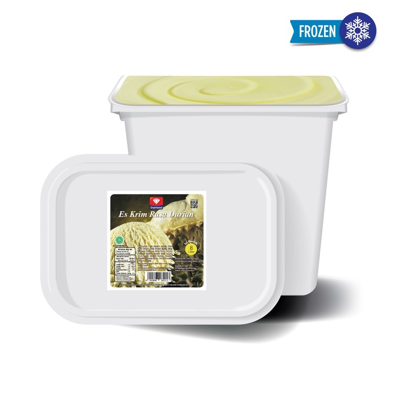 Ice Cream Diamond 8 Liter Durian - Ice Cream 8L