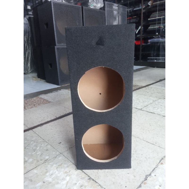BOX SPEAKER 8INCH DOUBLE PLUS LUBANG TWEETERe