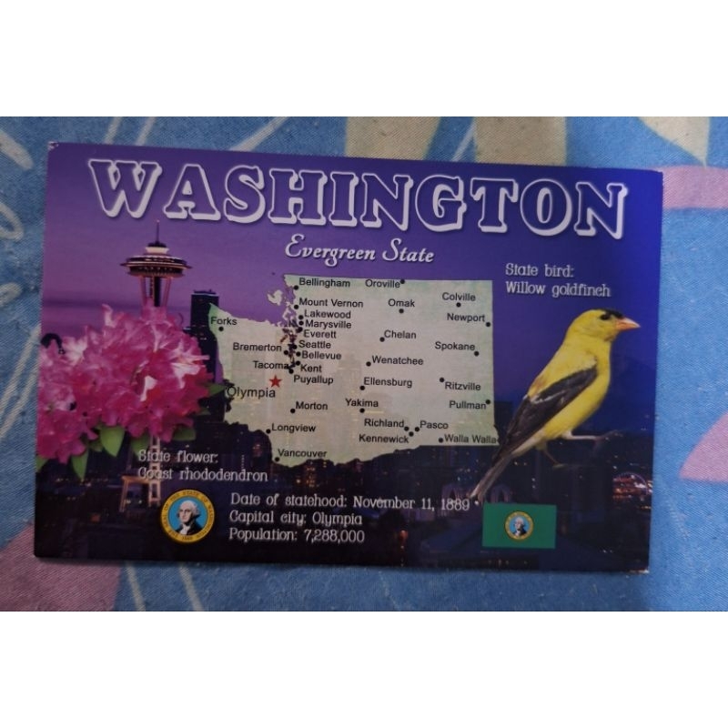 

Kartu pos washington amerika