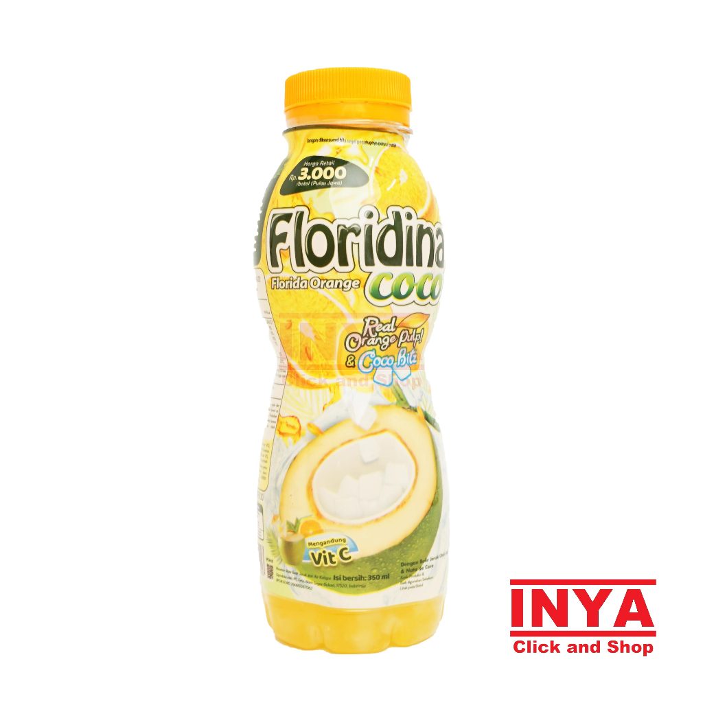 

Floridina Orange Coco 350ml Florida Orange Real Pulp - Minuman Vitamin C - Soft drink