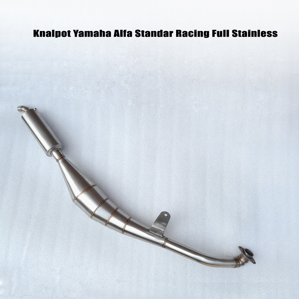 Knalpot Yamaha Alfa Standar Racing Full Stainless / Knalpot Racing Yamaha Alfa / Knalpot Alfa / Knal