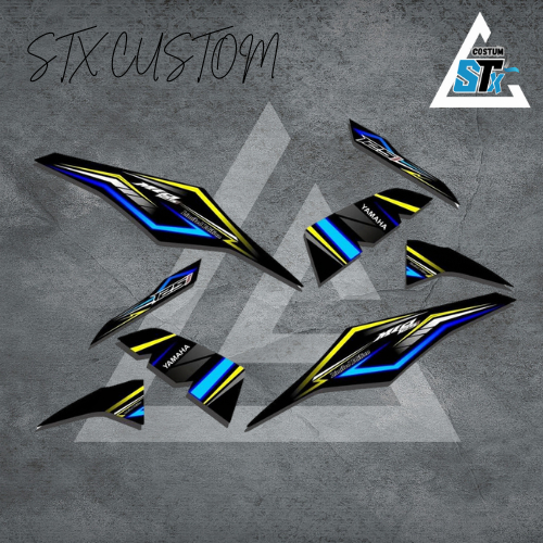 cod stiker motor striping MIO M3/mio z motor yamaha motor sticker variasi Racing 10