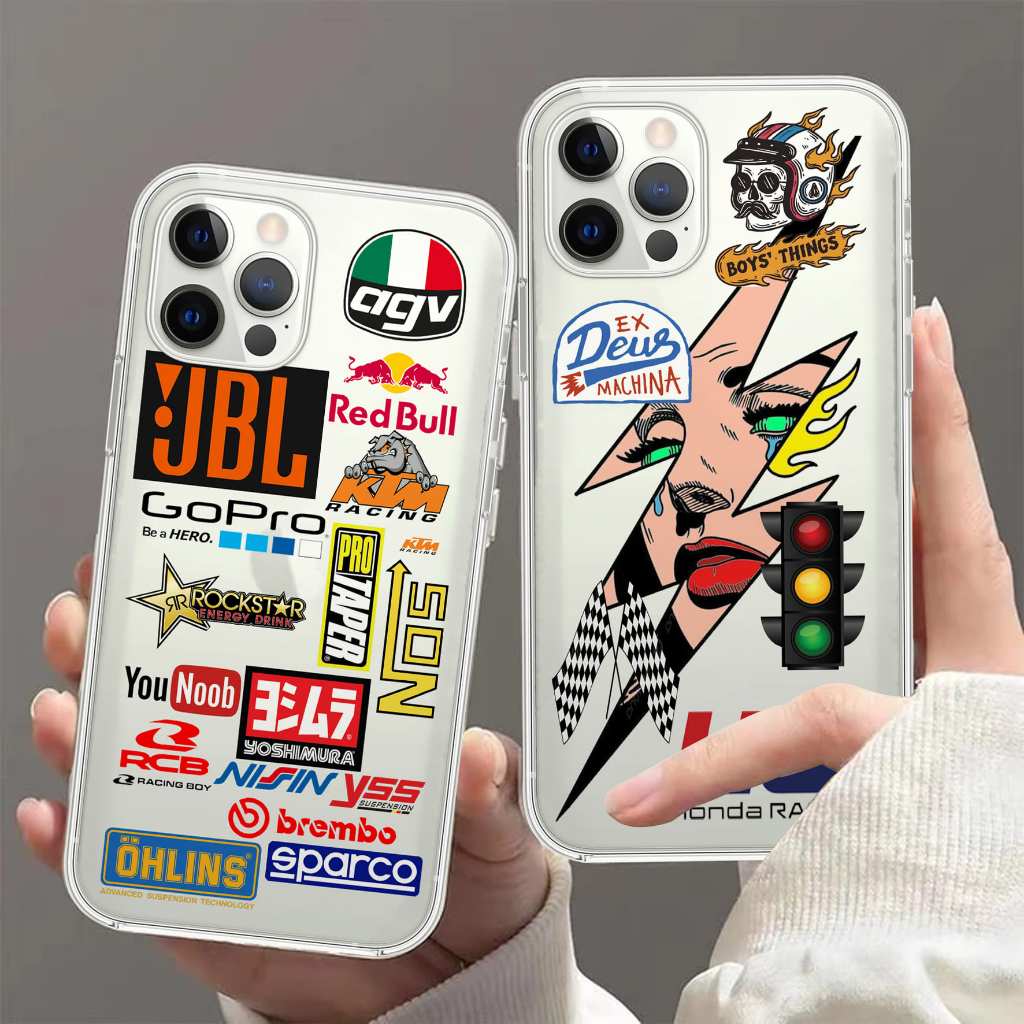 Softcase VIVO - ( RACING ) - Clear Case VIVO Y91C - Y1S / Y01A - Y01 - Y15S / Y12S - Y20 - Y20SG / Z