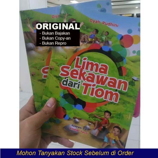 LIMA SEKAWAN DARI TIOM - Buku Cerita Anak Pembangun Karakter - Buku Original