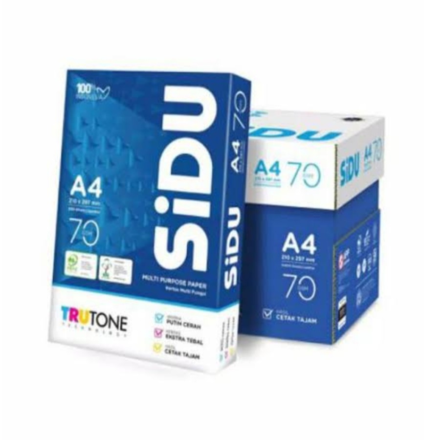 

SIDU Kertas Print & FotoCopy 70Gsm A4