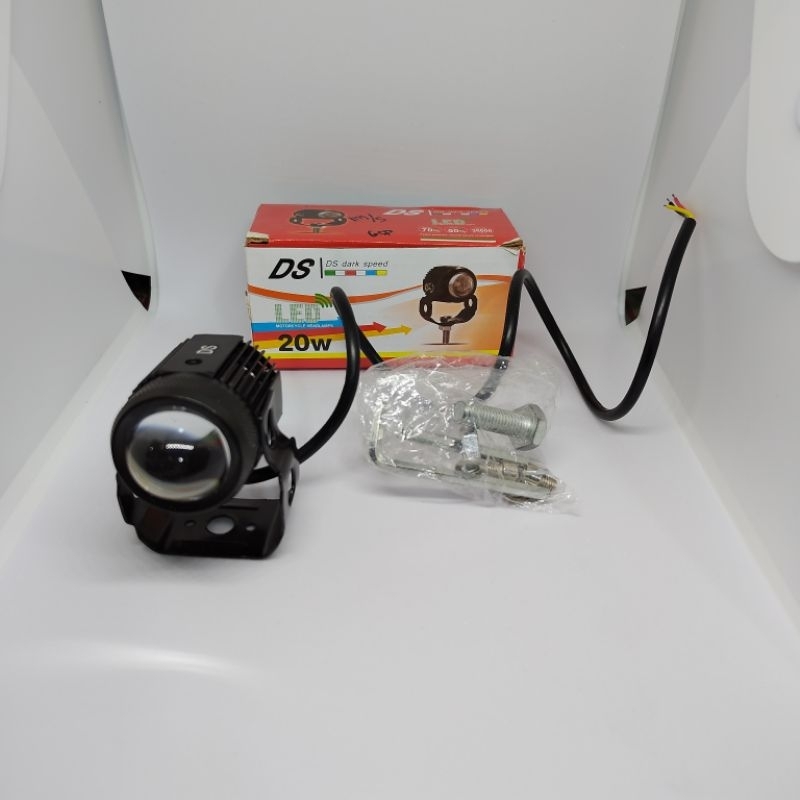 LAMPU SOROT LED D2 KIPAS PREMIUM/LAMPU TEMBAK LED MOTOR D2 KIPAS LASER