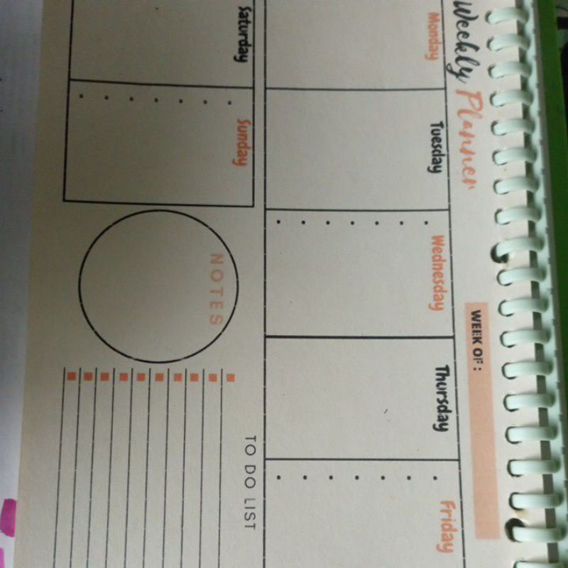 

weekly planner + binder