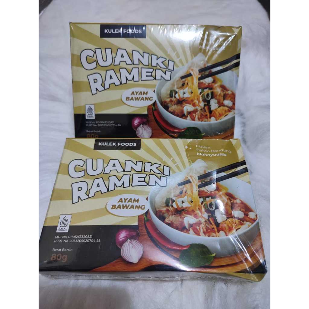 

Jabrig Cuanki Ramen Ayam Bawang 80Gr & 135Gr