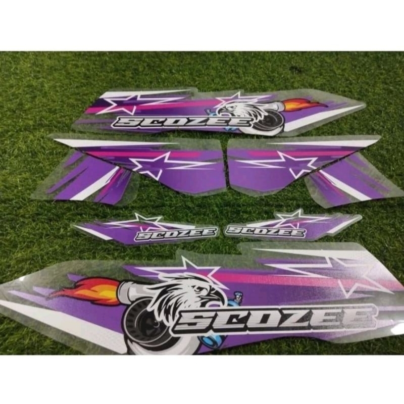STRIPING STICKER SCOOPY NEW 2017-2019 TRANSPARAN DIESEL THAILAND