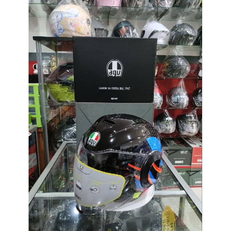 HELM AGV ORBYT SUN MOON BLACK
