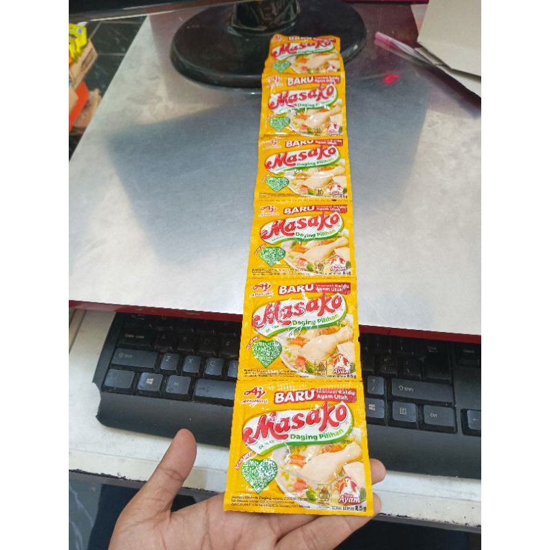 

masako rasa ayam 1renceng isi6 penyedap rasa