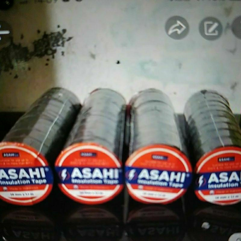 Asahi isolasi listrik kualitas tinggi 1 rol isi 10