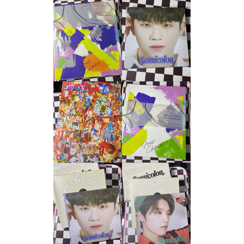 GOING MAGAZINE SEVENTEEN (MAGZ ONLY) & ALBUM SEMICOLON YOUR CHOICE SEVENTEEN (ALBUM ONLY)