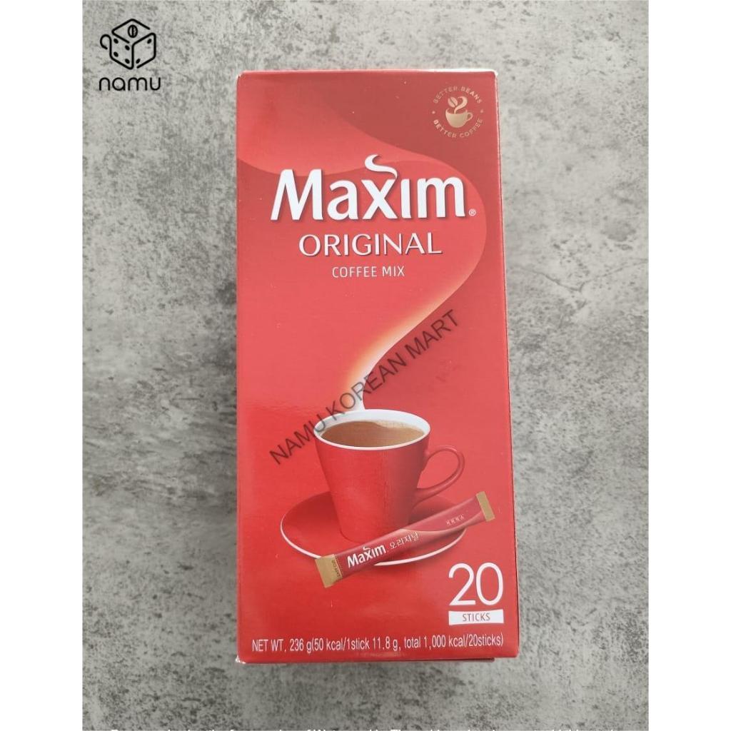 

Maxim Original Coffee Mix 236gr Isi 20 / Korean Coffee Mix / Kopi Korea / Kopi Maxim