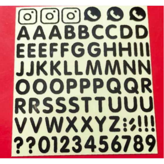 

HURUF ALFABET warna warni keren murah berkualitas